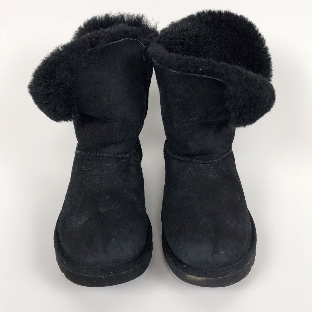 UGG Women's Black Bailey Button Boots Size 8
